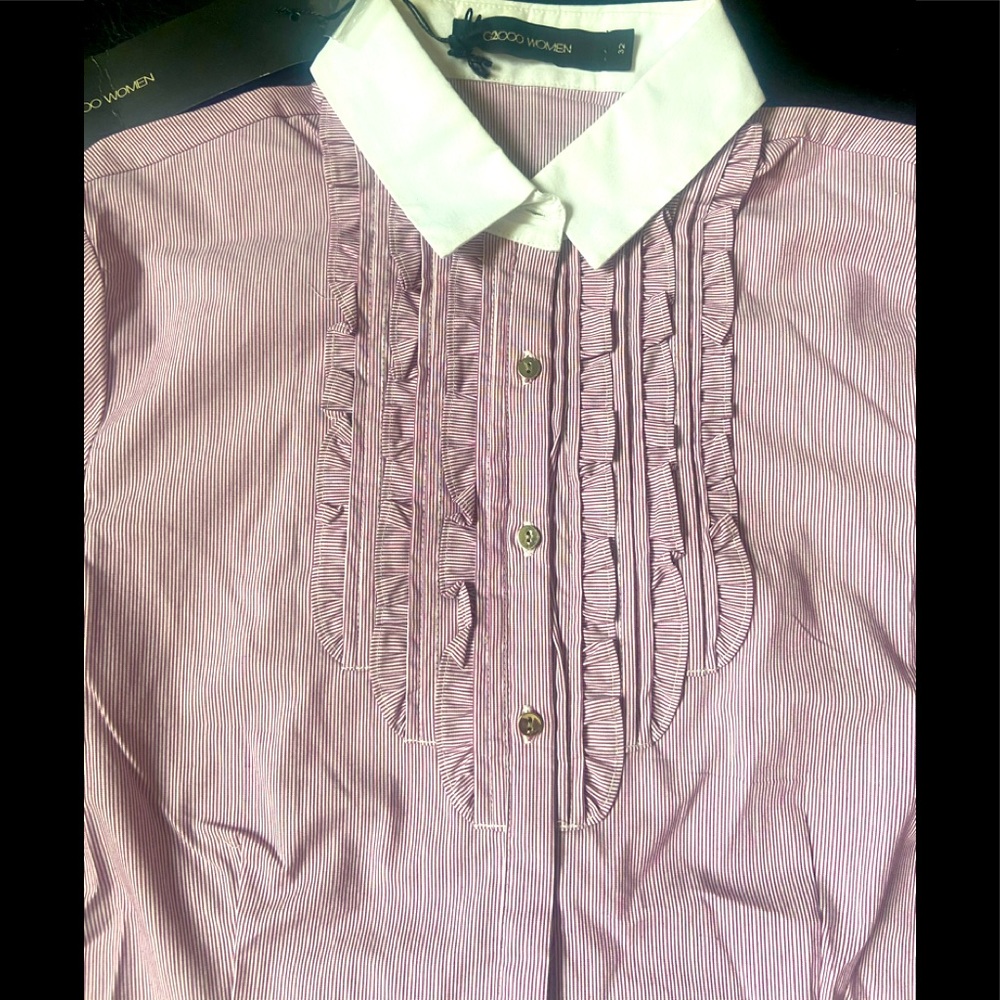 New  G2000 women’s stripped button up size 32